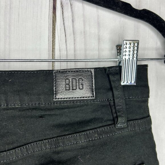 BDG Urban Outfitters Twig High Rise Ankle Black Jeans Sz 27x28 Stretch - Picture 7 of 8